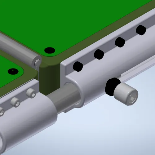 Flight Configuration Redesign of the HUNCH ISS Galley Table Leaf Latch system