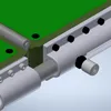 Flight Configuration Redesign of the HUNCH ISS Galley Table Leaf Latch system #0