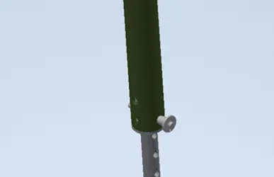 Flight Configuration Redesign of the HUNCH ISS Galley Table-Strut Supports